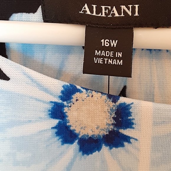 NWT Alfani 16W Short Sleeve Sheath Dress - Picture 4 of 7